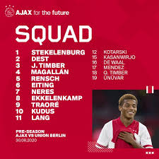 Bundesliga logo vector download, bundesliga logo 2020, bundesliga logo png hd, bundesliga logo svg cliparts. Line Up For Today S Match Versus Union Berlin Ajaxamsterdam