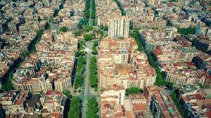 Barcelona city aerial view : Aerial View Of Barcelona Spain Stock Photo Picture And Royalty Free Image Image 81948507