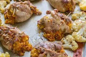 ران مرغ شکم‌پر 🍗🌿، غذایی شیک، مجلسی و فوق‌العاده خوش‌عطر