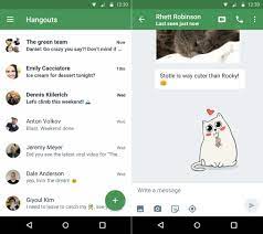 Since hangout is a google product, you might want to try asking them since everything must go through their servers. Hangouts Ne Permet Plus D Envoyer De Sms Quelles Sont Les Alternatives