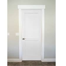 They are typically made of some kind of laminated fake 'wood' product with a shiny finish that can be bought for $59 at most mobile home parts stores.yes, they are cheap but they have a lot of potential! Paneled Solid Manufactured Wood Primed Shaker Standard Door Interior Door Styles Shaker Interior Doors Door Design Interior