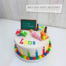 Einschulungstorte Lena Motivtorten Wasdasherzbegehrt Tortendeko Einschulungstorte Yummy Hamburg Einschulungstorte Kuchen Einschulung Torte Einschulung