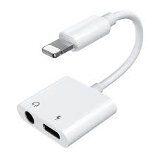 Apple Iphone Se 2020 Lightning Dongle Aux 3 5mm Audio Charger Adapter Splitter