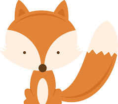 Baby Fox Clipart Black And White Miss Kate Cuttables Thoughts Of You Cute Clipart Baby Fox Fox Baby Shower