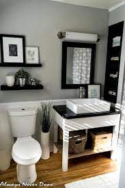 20 Stunning Powder Room Artwork Ideas Delightful To Help My Own Blog Site In Artwork Blog Black Bathroom Decor White Bathroom Decor Gray Bathroom Decor