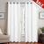 Modern White Blackout Curtains