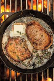 Cast Iron Skillet Grilled Thyme Pork Chop Schwan S Thyme Pork Chops Thyme Pork Pork
