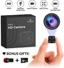 Small Hidden Mini Spy Camera Secret Tiny Spy Cam For Home Or Car With Motion Detection Night Vision Video In 2020 Mini Spy Camera Nanny Camera Wireless Spy Camera
