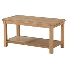 This unusual coffee table features a slab of solid marble with hand cut blue glass inlaid to represent a flowing river. Kendal Oak Coffee Table No Assembly Required