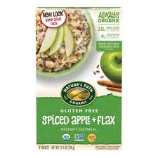Join us in welcoming gluten free maple and brown sugar instant oatmeal to the trusted quaker oats family. Nature S Path Organic Gluten Free Oatmeal Spiced Apple With Flax 11 3oz Target
