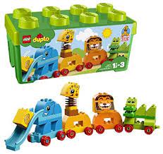 Happy now?duplo is owned by lego. Lego 10863 Duplo Meine Erste Steinebox Mit Ziehtieren Spielzeuge Fur Vorschulkinder Im Alter Von 1 5 3 Jahren Amazon De Spielzeug