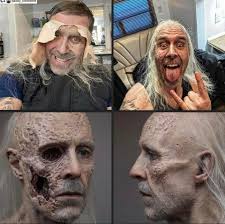 Special makeup effects for Viserys Targaryen in House of the Dragon