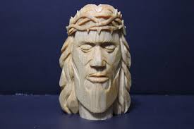 A cowboy I carved using a Myron Compton pattern