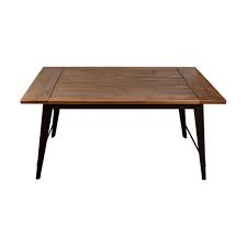 China Wooden Dining Table New Design Furniture Modern Restaurant Metal Dining Table Wood Dining Tables Photos Pictures Made In China Com