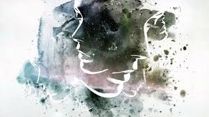 Maybe you would like to learn more about one of these? White And Black Metal Frame Abstract Face White Background Hd Wallpaper Wallpaper Flare