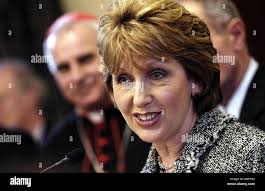 Irish president mary mcaleese st hi-res stock photography and images