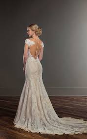 Classic French Lace Wedding Gown Martina Liana Wedding Gowns Colored Wedding Gowns French Lace Wedding Gown French Lace Wedding