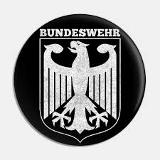 Usa american 3d metal flag x2 emblem forward and reverse for cars trucks (3.15x 2) epartstore. Bundeswehr Deutsche German Coat Of Arms Faded Design 1 Deutschland Pin Teepublic Au