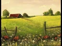How To Paint An Easy Farmhouse Landscape Lesson 1 Step By Step Youtube Farmhouselandscape Landscape Paintings Acrylic Landscape Paintings Landscape