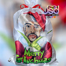 Santa bag Bad Bunny grinch