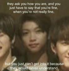 You Just Have To Say That You Re Fine But You Re Not Really Fine Meme Foceni Stray Kids Au Funny Kpop Memes Jokes For Kids Kid Memes