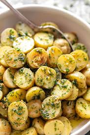 Add ingredients, beating until creamy. Garlic Browned Butter Baby Potatoes Recipe How To Cook Baby Potatoes Eatwell101