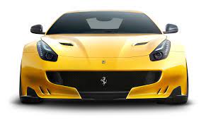 Yellow Ferrari F12tdf Car Front Png Image Car Front Ferrari Car