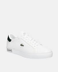 Lacoste lacoste carnaby evo blanc et marine homme. Chaussures Homme Lacoste En Cuir Blanc A Lacets Lacoste Mode El Corte Ingles