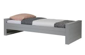 woood dennis tienerbed 90x200 grenen beton grijs jongensbedden bed bed 90x200