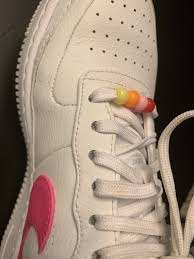 Black Air Forces With White Writing Af1s With Beads Aesthetic Shoes Beaded Shoes Custom Nike Shoes