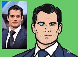 See more ideas about sterling archer, archer, archer tv show. I Drew Henry Cavill Who Looked Like Sterling Archer In That One Pic In The Archer Style Archerfx