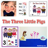 A good activity for young kids. Three Little Pigs Activities Crafts Lessons Games And Printables Kidssoup
