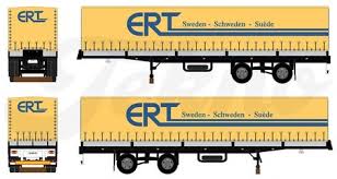 Rahmenverkleidungskit für radstand 5.15, originales modell, inkl. Tekno Truck Model Drawing Tekening Ert Truck Relatiegeschenken Zweden