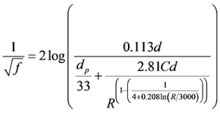 Sorry, no dictionaries indexed in the selected category contain the exact phrase haaland equation. Process Based Friction Factor For Pipe Flow