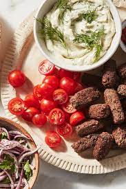 Vegan Turkish Kebabs With Sumac Onions And Garlic Dill Mayonnaise Recipe Recipe Sumac Onions Recipes Nyt Cooking