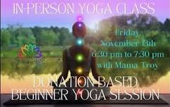 Donation-Based Beginner Yoga Session - November