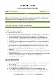 In this process, crude oil is heated and fed into a distillation column. Petroleum Supply Specialist Resume Samples Qwikresume