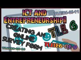 Tle 6 Ict And Entrepreneurship Creating An Online Survey Form Youtube In 2020 Online Surveys Survey Form Create Online Survey