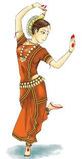 Odissi Orissa Dance Paintings Indian Folk Art Dancing Drawings