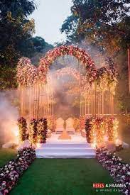 Wedding Decoration In 2020 Engagement Stage Decoration Wedding Stage Decorations Outdoor Indian Wedding