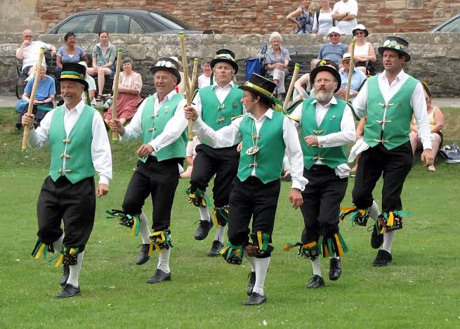 Mga resulta ng larawan para sa Morris dancing, Cotsworld style at Wells, England"