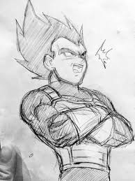 Draw the dragon figure and cut it out and glue the paper dragon on the card and stick on the wiggle eye. Vegeta Sketch Visit Now For 3d Dragon Ball Z Compression Shirts Now On Sale Dragonball Dbz Dragonb Desenhos De Anime Deadpool Para Colorir Desenho Chibi