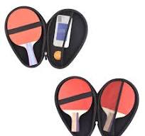 lasenersm 1 Piece Table Tennis Bag PU Table Tennis Racket Cover Case Ping  Pong Paddle Cover Case Ping Pong Storage Bag Table Tennis Bat Cover Case ...