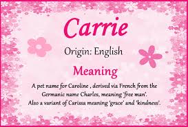 Meaning Of Name Carrie Names With Meaning Baby Names And Meanings Names