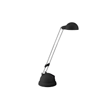 The lamp has a small footprint and comes in six colors to work for a range of spaces. Katrina Led Desk Lamp Black Buy Online