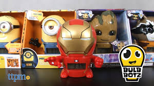 Marvel Avengers Iron Man Night Light Alarm Clock From Bulbbotz Youtube