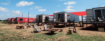 Reclaimed texas bowling alley floors were repurposed as countertops that adorn the kitchen cabinets that once housed lab equipment in brooklyn, new york. Why You Should Spend Your Next Vacation In A Shipping Container Inspire Travelocity Com