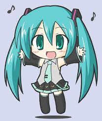 Hi Hatsune Miku Miku Hatsune Chibi Anime Chibi Hatsune Miku