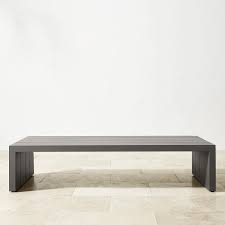 1 rectangle coffee table:44wx24dx18.25h material: Larnaca Outdoor Metal Coffee Table Patio Furniture Williams Sonoma