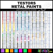 42 Bright Testors Model Paint Chart